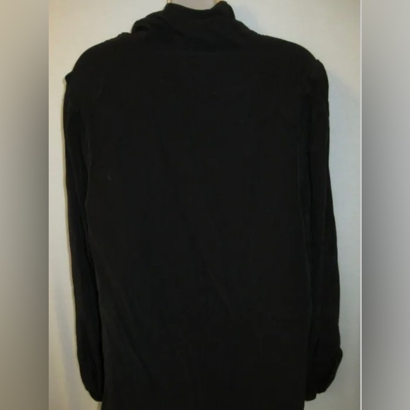 Prologue Womens Long Sleeve Tie Neck Shirt - Picture 7 of 7